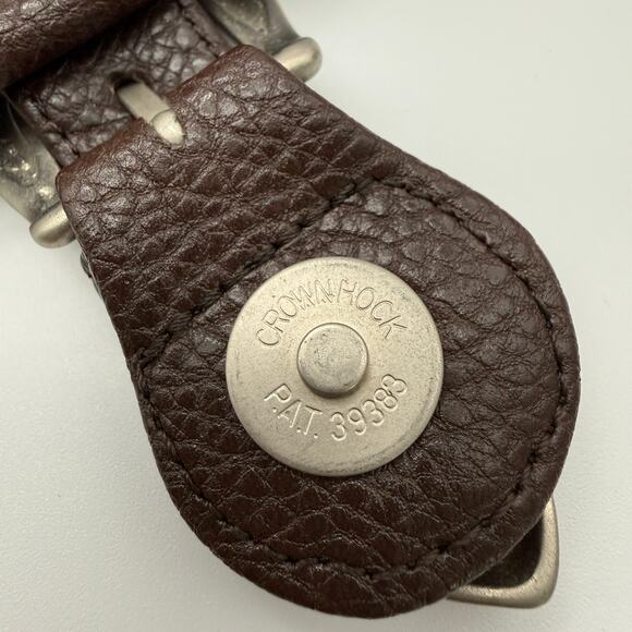 Vintage 90s Guess Pebbled Faux Leather Backpack Chocolate Brown Korean Era main image 15